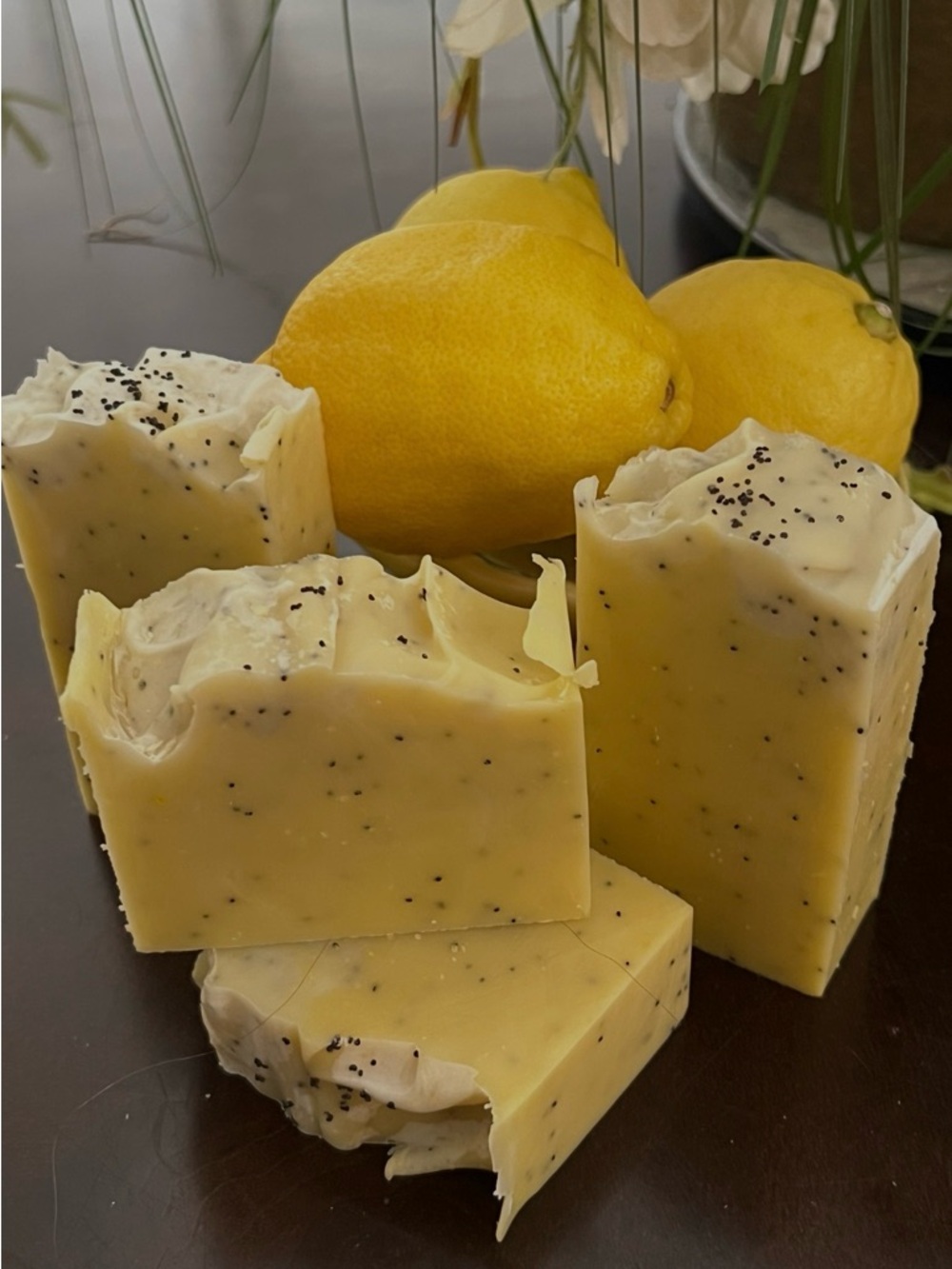 Lemon Poppy Seed Soap - Handcrafted